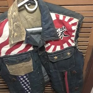 Custom jeans jacket